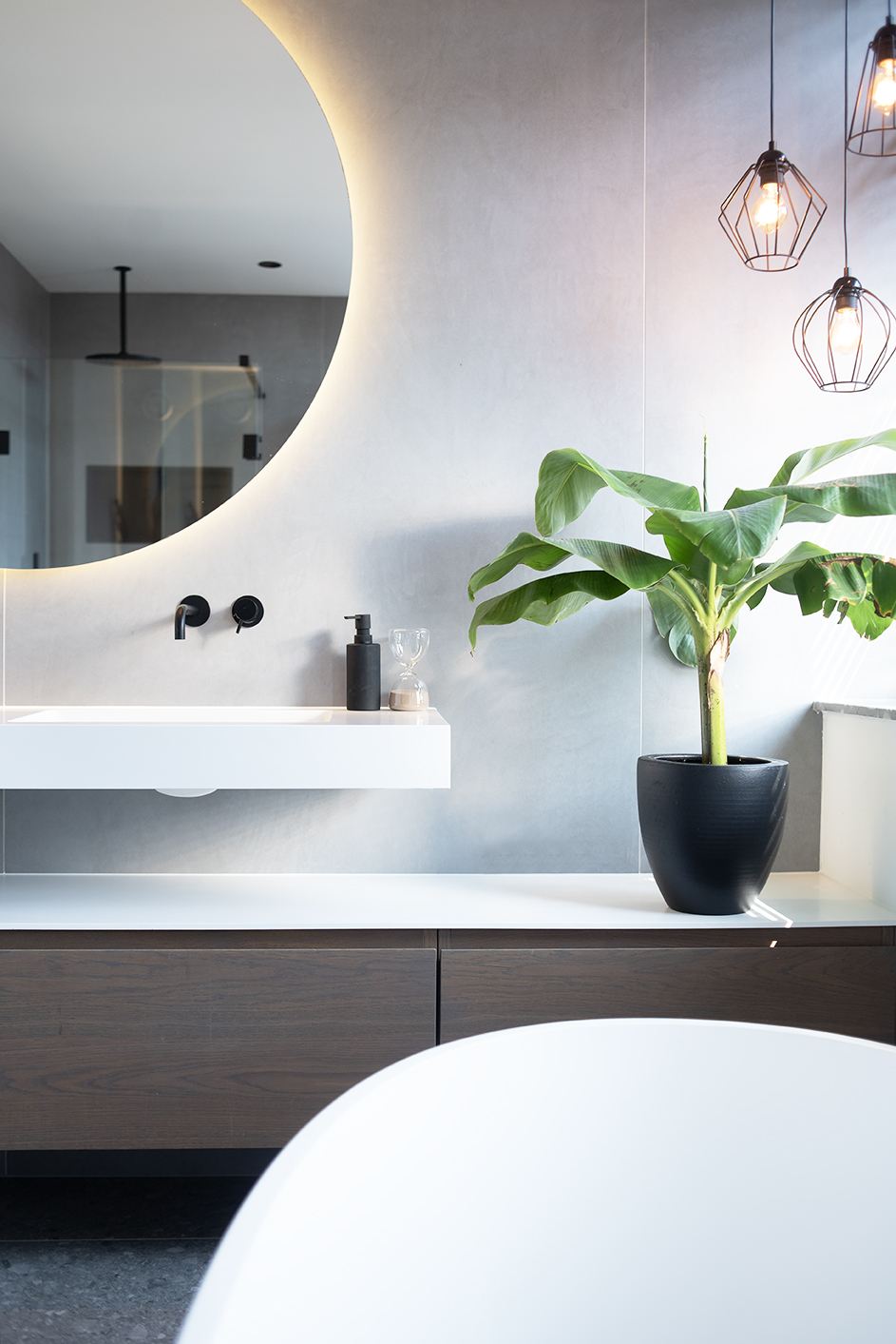 Elegante wandtegels Badkamer met wandtegels